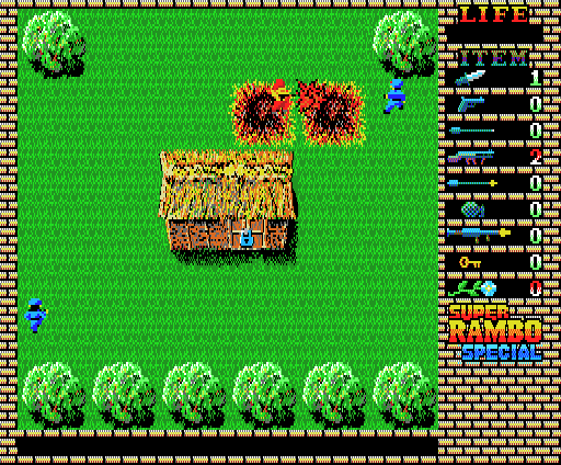 Super Rambo Special screenshot 7 for MSX2